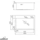 Мойка для кухни Glyph GL36045/W02-114/W405A/W302644/W4998-4 45x60 см глубина чаши 22 см нержавеющая сталь цвет сатин
