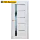 Дверь межкомнатная со стеклом Artens Брио 70x200 см ПВХ цвет сосна тоскана с замком и петлями