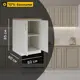 Кухонный шкаф напольный Лача 60x85x60 см МДФ цвет ванильный