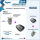 Раковина для ванной накладная Teymi Solli F12666 60 графит мрамор