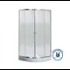 Душевой уголок Niagara Ng-001-14 1/4 круга с поддоном 90x90см профиль хромированный эффект стекла с морозным узором
