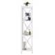 Стеллаж с полками Make mebel Лофт Слим-4 29x112x29 см нагрузка до 20 кг металл цвет белый