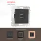 Розетка USB встраиваемая Arte milano 203.46-1.black цвет черный