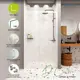 Душевое ограждение Domani-Spa DoorCube 120 120x190 см прозрачное стекло 5 мм, белый профиль