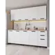 Кухонный гарнитур Дсв мебель Галактика 200x153.2x82.8 см ЛДСП цвет белый