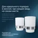 Стакан для зубных щеток AM.PM A74343400 стекло цвет разноцветный