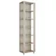 Стеллаж деревянный Мебельная компания Е1 UGLTER60 240 SHS 35x240x60 см нагрузка до 25 кг лдсп цвет ясень шимо светлый