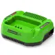 Зарядное устройство Greenworks G60UC в комплекте с перчатками