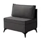 Диван Норта Loft xs 4657828217880 83x80x58.5 см велюр цвет темно-серый