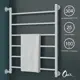Полотенцесушитель водяной лестница Onix Classic white left 80x60 см боковая левая подводка нержавеющая сталь цвет белый