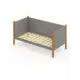 Кровать Solarius Тахта реечное основание svetser80-180olha 90 x 101 x 190 см дерево цвет светло-серый, ольха