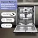 Встраиваемая посудомоечная машина Zigmund & shtain DW 302.6 59.8 см 9 программ цвет нержавеющая сталь