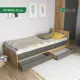 Кровать тахта Ваша мебель Сити 94x65x204 см ЛДСП цвет графитовый серый/дуб крафт золотой