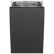 Встраиваемая посудомоечная машина Smeg ST4523IN 397232 44.6 см 8 программ цвет черный