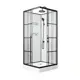 Душевая кабина Niagara ST90/15QR/KL/BKT низкий поддон 90x90см