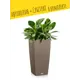 Кашпо напольное с автополивом Lechuza Cubico Cottage 40 15288 31 л