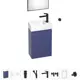 Тумба с раковиной подвесная Wellsee WC Area 20216929R для ванной