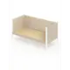 Кровать Solarius Тахта сплошное основание tahta-obiv-spin-beg80-160bel-full 90 x 101 x 170 см дерево цвет бежевый/белый