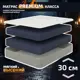 Матрас Piterson Superflex Superflex_200х200 200x200x29.9 см беспружинный 2-спальный