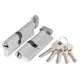 Цилиндровый механизм Ajax (AX202/80) AX2002Knob80 (40+10+30) CP хром с вертушкой