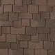 Гибкая черепица Quiet Tile Eclectica 2.30м² цвет буковое дерево