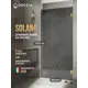 Душевая дверь Doccia GLASS805p/GR/2BR 80.5см эффект стекла прозрачное закаленное стекло распашной