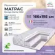 Матрас All'perrino Rovigo Dante Rov160/195/1200Dn 160x195x19 см независимый пружинный блок 2-спальный