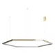 Светильник подвесной светодиодный Loft it 10016xxl 20.16 м² теплый белый (желтый) свет цвет жёлтый/золотой