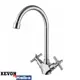 Смеситель для кухни Kevon KV70856 поворотный излив 21.6 см цвет сталь