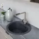 Мойка для кухни Mixline NL-TM10 53x53 см глубина чаши 180 см искусственный камень цвет антрацит