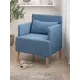 Кресло Monofix Кресло Киус 63x80x60 см микровелюр цвет синий