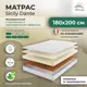 Матрас All'perrino Sicily Dante Sic14/180/200Dn 180x200x14 см беспружинный 2-спальный