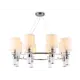 Люстра подвесная Ambrella light High light Lh71293 8 ламп 32 м² цвет белый, никель