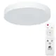 Светильник настенно-потолочный светодиодный Arte Lamp Arena Ar_a2661pl-1wh с пультом управления 17.6 м² нейтральный белый свет цвет прозрачный