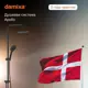 Душевая стойка Damixa Apollo 3 режимная цвет черный матовый