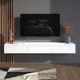 Тумба под телевизор Мебельная компания стиль АГ3 219 163х20х35 см ЛДСП цвет белый