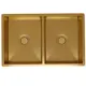 Мойка для кухни Reflexion Garda RX2170GD 44x70 см глубина чаши 18.50 см нержавеющая сталь цвет золото