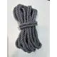 Канат декоративный витой для натяжных потолков Idealtex 15Ш-24-13.0, 15x24мм 1 шт, цвет серый