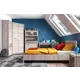 Кровать Anrex Jazz с подъемником 206.9x89.5x147.3 см ЛДСП цвет каштан