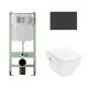 Комплект инсталляция с унитазом Hansgrohe ALS.SIS1101.MBHGSET001 цвет белый