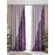 Комплект штор Helga Базовая коллекция HH544083 на шторной ленте 250x150 см цвет фиолетовый