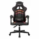 Офисное кресло Brabix Shooter GM-123 49.5x50.5x49 см эко кожа цвет черный/красный