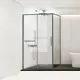 Душевой уголок Vincea Slim Soft VSR-1SS8012CLGM прямоугольный 120x80см антрацит профиль эффект стекла прозрачный