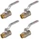 Кран шаровой прямой СТМ CWFMH034K04 DN20 PN40 3/4" НР-ВР латунь ручка рычаг