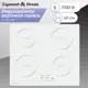 Электрическая настольная плита Zigmund & shtain ci356w 59 см 4 конфорки цвет белый