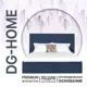 Кровать Dg-home Мелисса 166x116x207 см цвет темно-синий