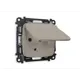 Розетка встраиваемая Ambrella volt Omega MO368010 с заземлением цвет серо-бежевый матовый