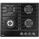 Газовая варочная панель Hansa BHKS611301 59 см 4 конфорки цвет черный 356732