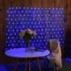 Электрогирлянда универсальная Luazon lighting 2361692 сеть 2x2 м 192 ламп синий 1 режим работы