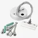 Кронштейн-подвес Hesby lighting Hsbl_0035 для накладного трекового шинопровода 150 цвет белый